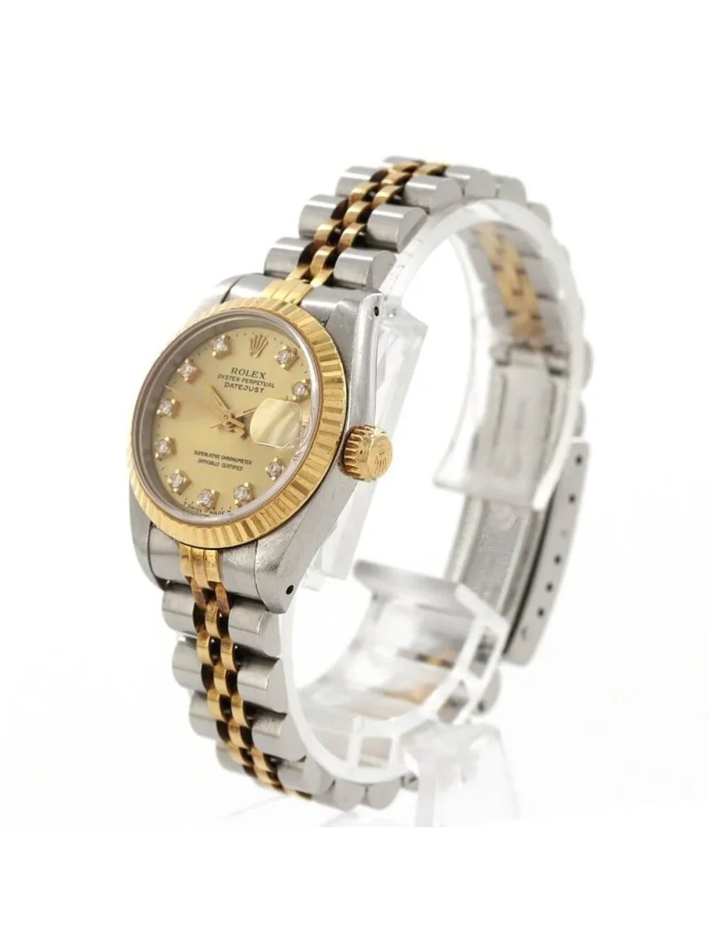 Rolex Datejust Stainless Steel Yellow Gold Automatic Watch